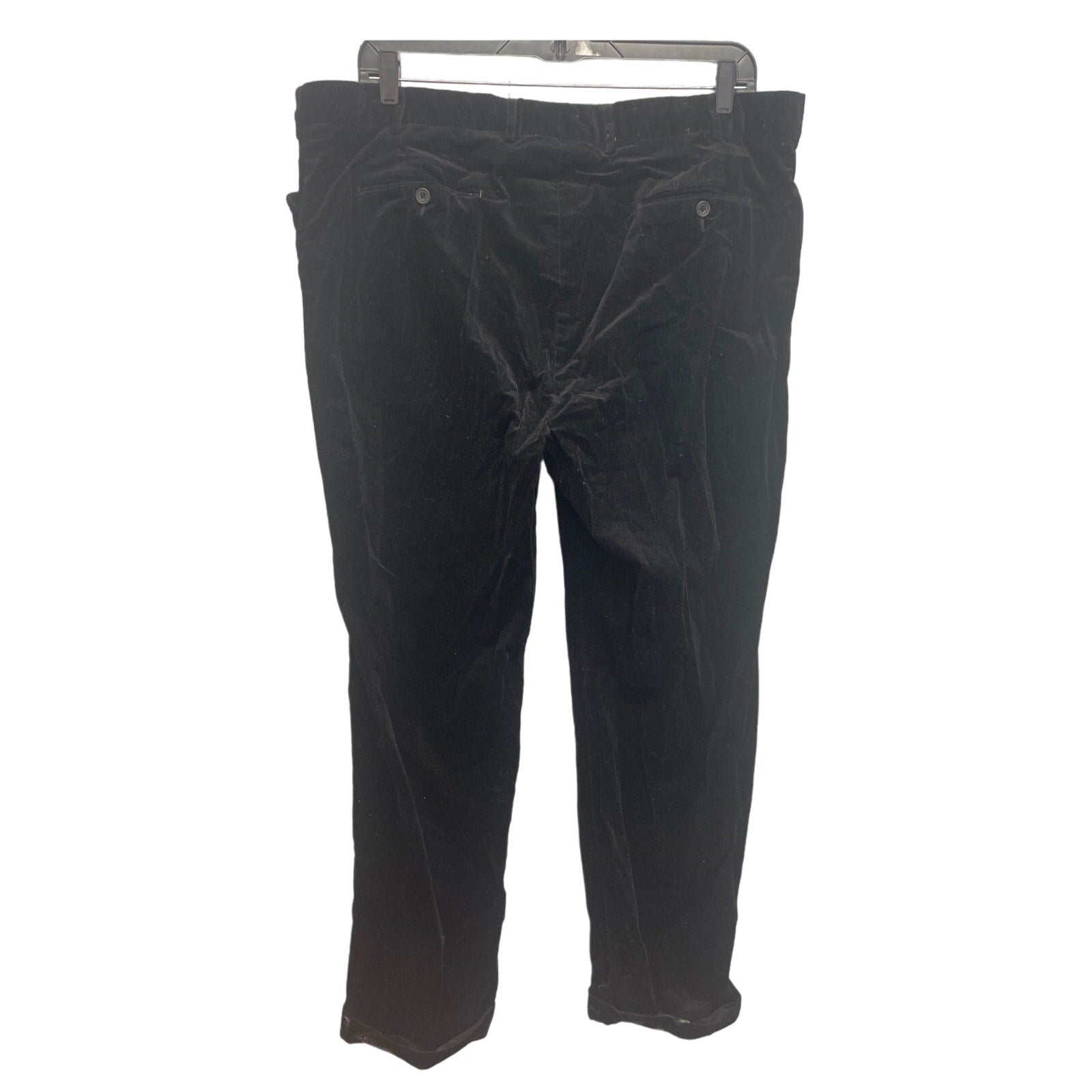 Façonnable Mens 44X32 Cotton Elastane Corduroy Hemmed Dress Pants w Pockets