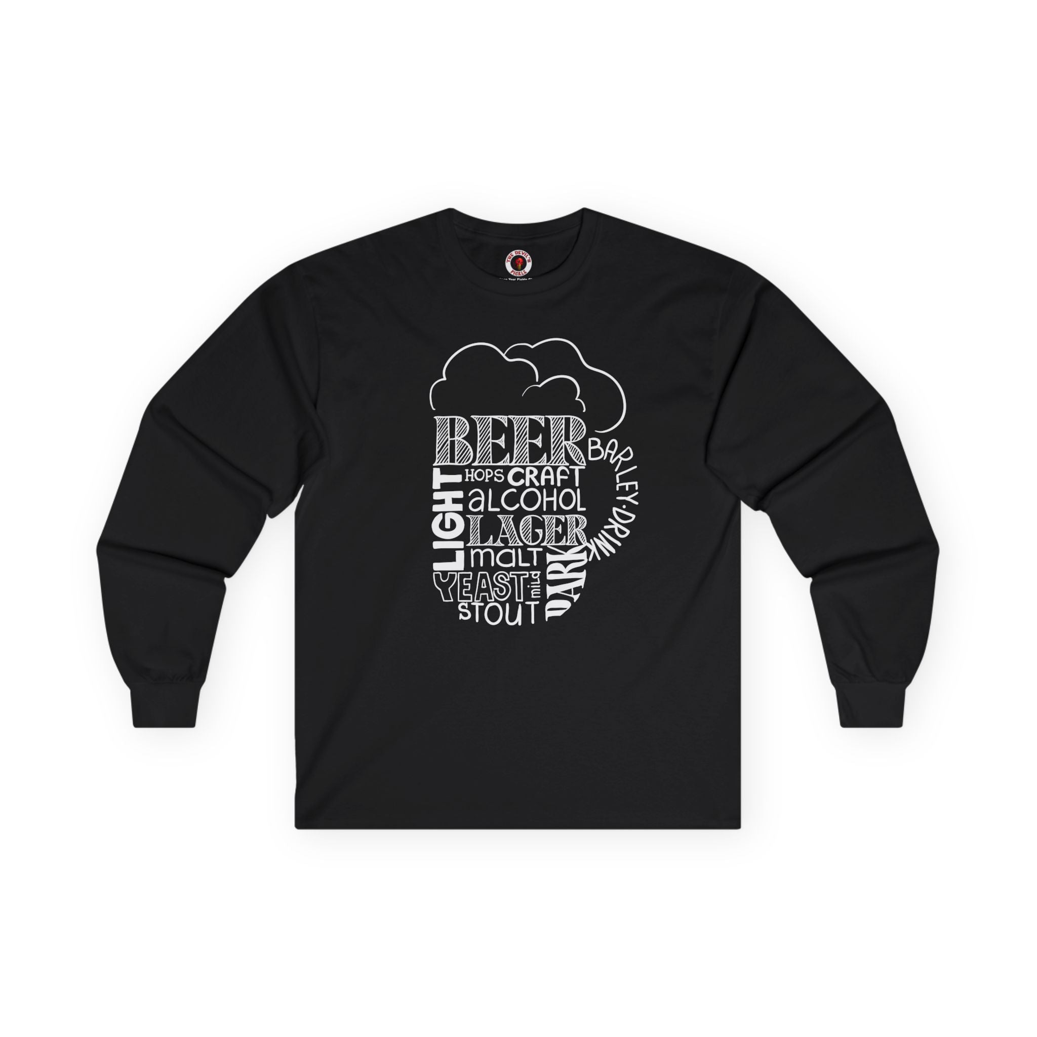Beer Mug Of Words Long Sleeve Tee