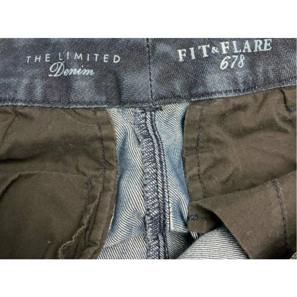 The Limited Denim Size 6 Regular Fit & Flare 678 Cotton Blend Blue Jeans