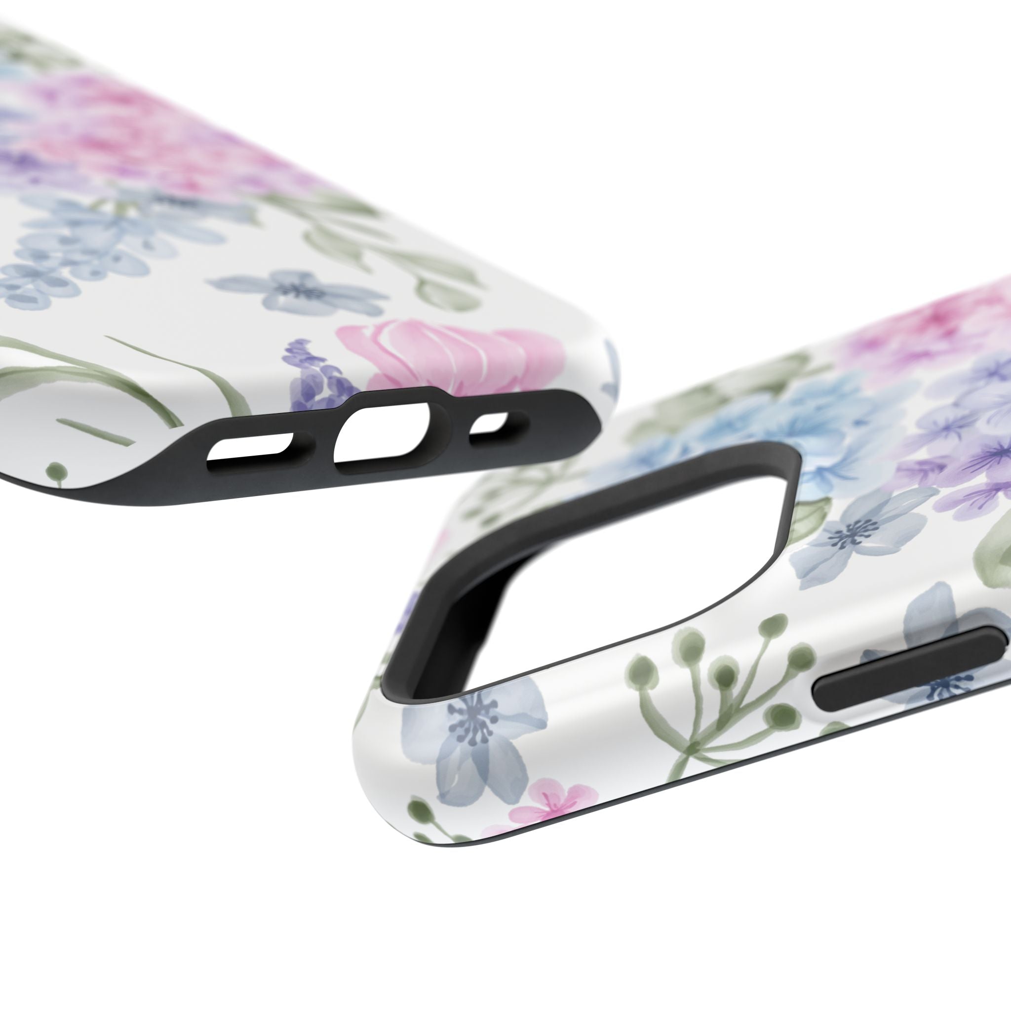 Customizable: Floral Hydrangea Impact-Resistant Phone Case