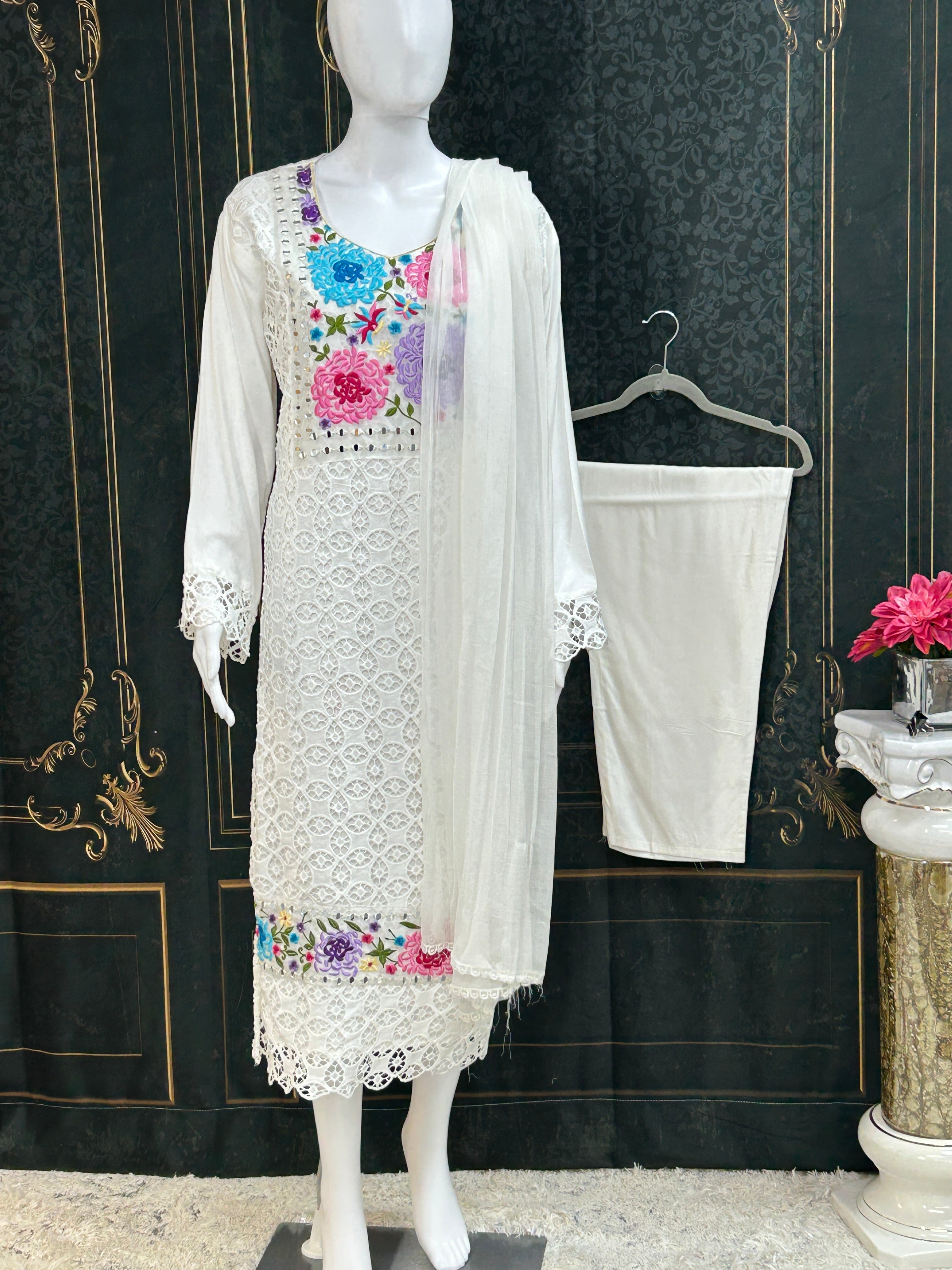Full Crochet salwar suit