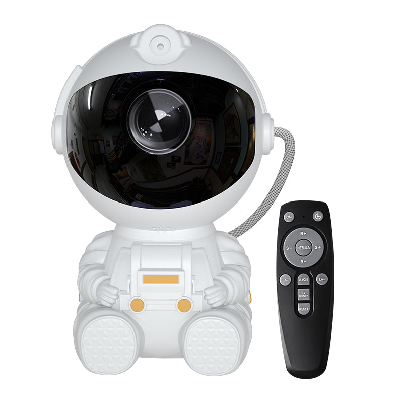 Astronaut Galaxy Projector Night Light – White Astronaut, Galaxy Lamp Star Projector for Kids Room, Space Decor & Birthday Gift
