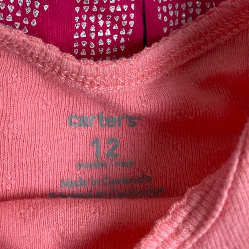 Lot of 13 Old Navy OskKosh Carters Baby Girls 12 Months One Piece Tops Clothes