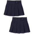 NWT New 2 Pack The Childrens Place Toddler Girls 5T Navy Uniform Pleated Skorts