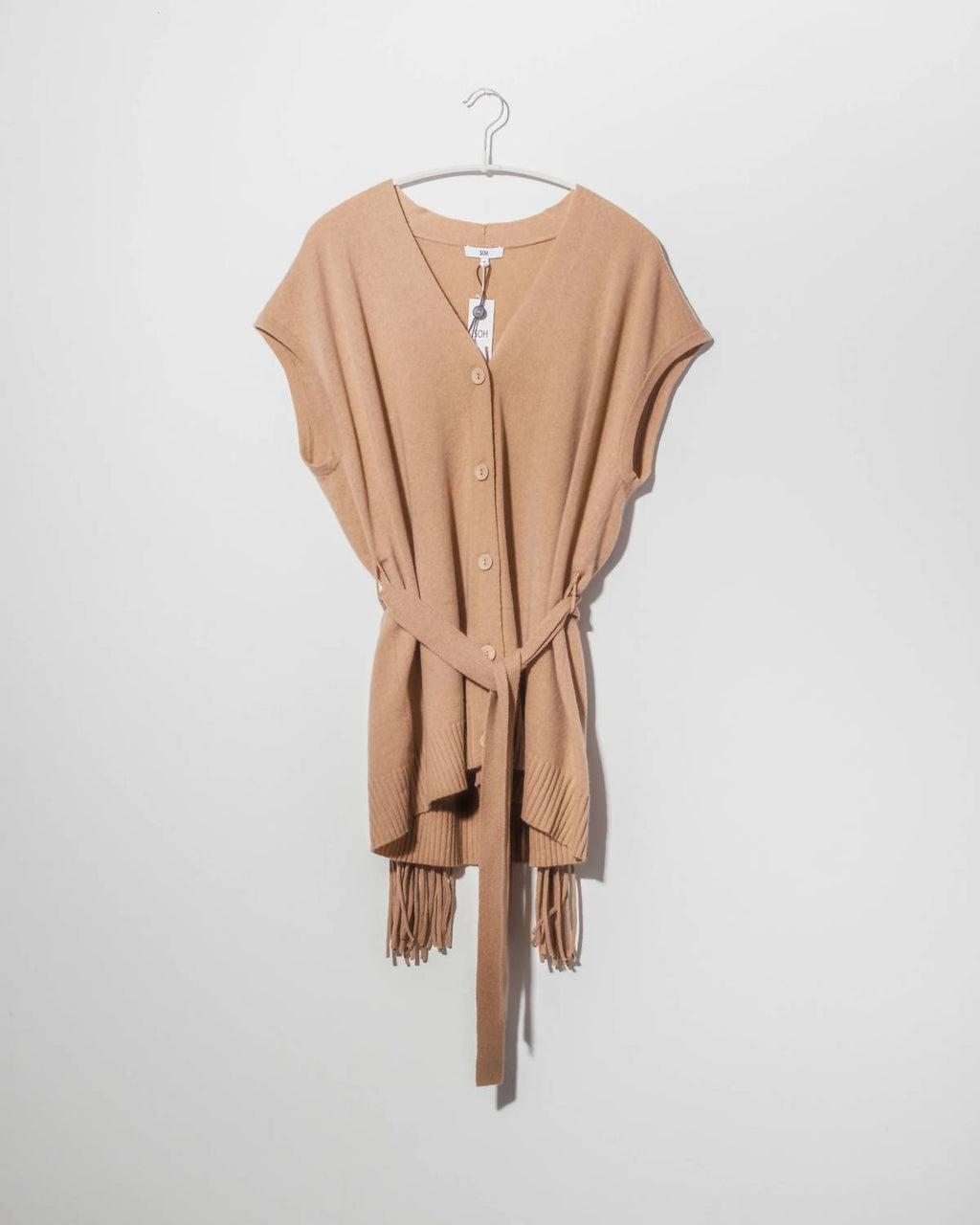 Fringe Vest Cardigan
