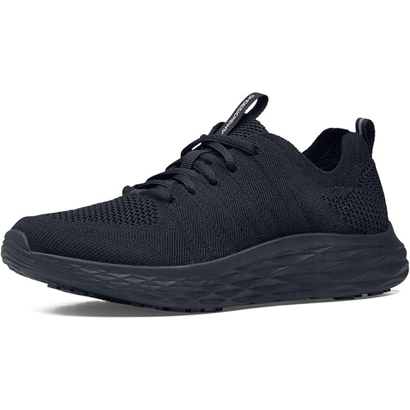 Shoes for Crews Womens Size 11 Black Mesh Fabric Lace Up Slip-Resistant Shoes