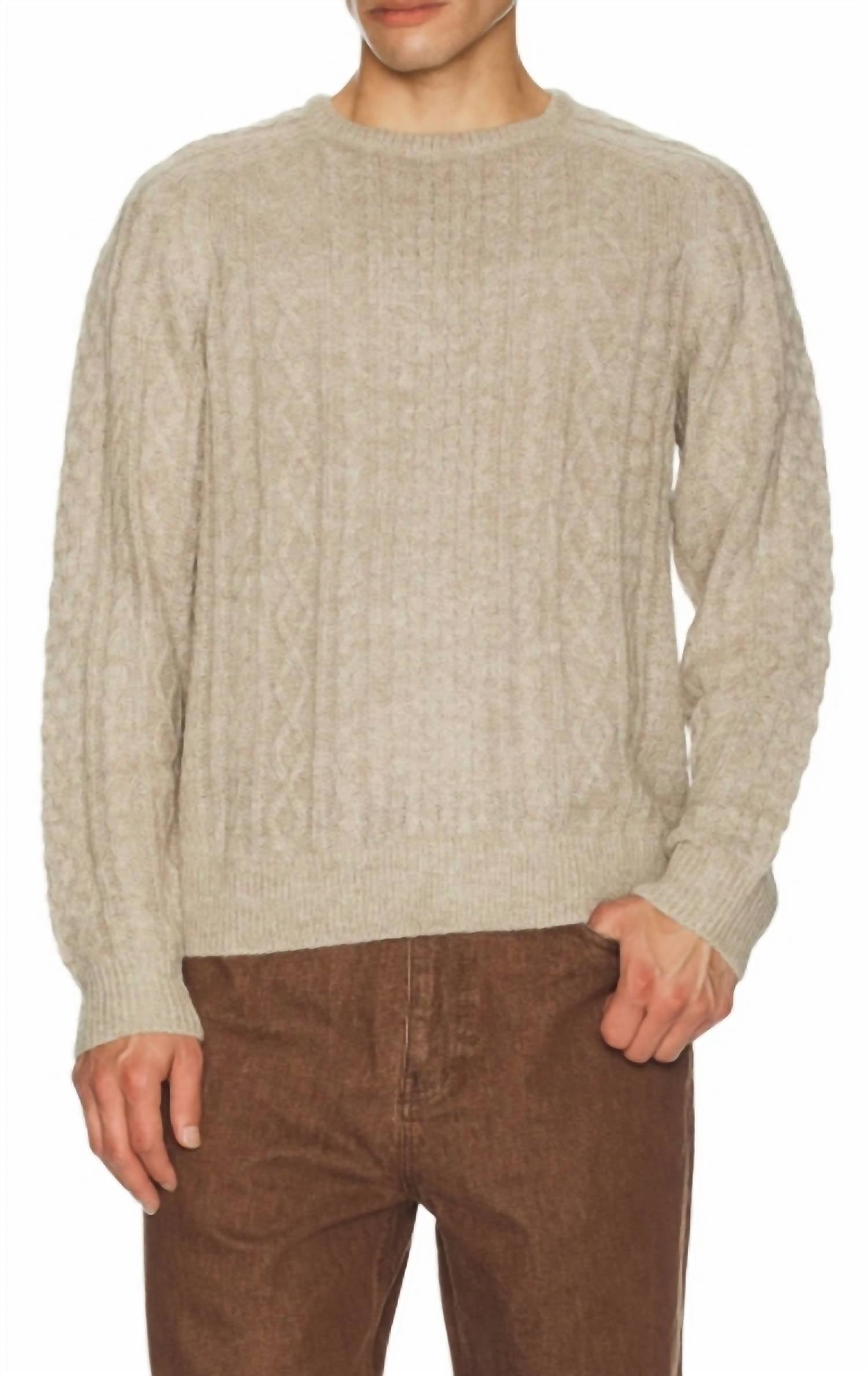 Mohair Fishermans Knit Sweater