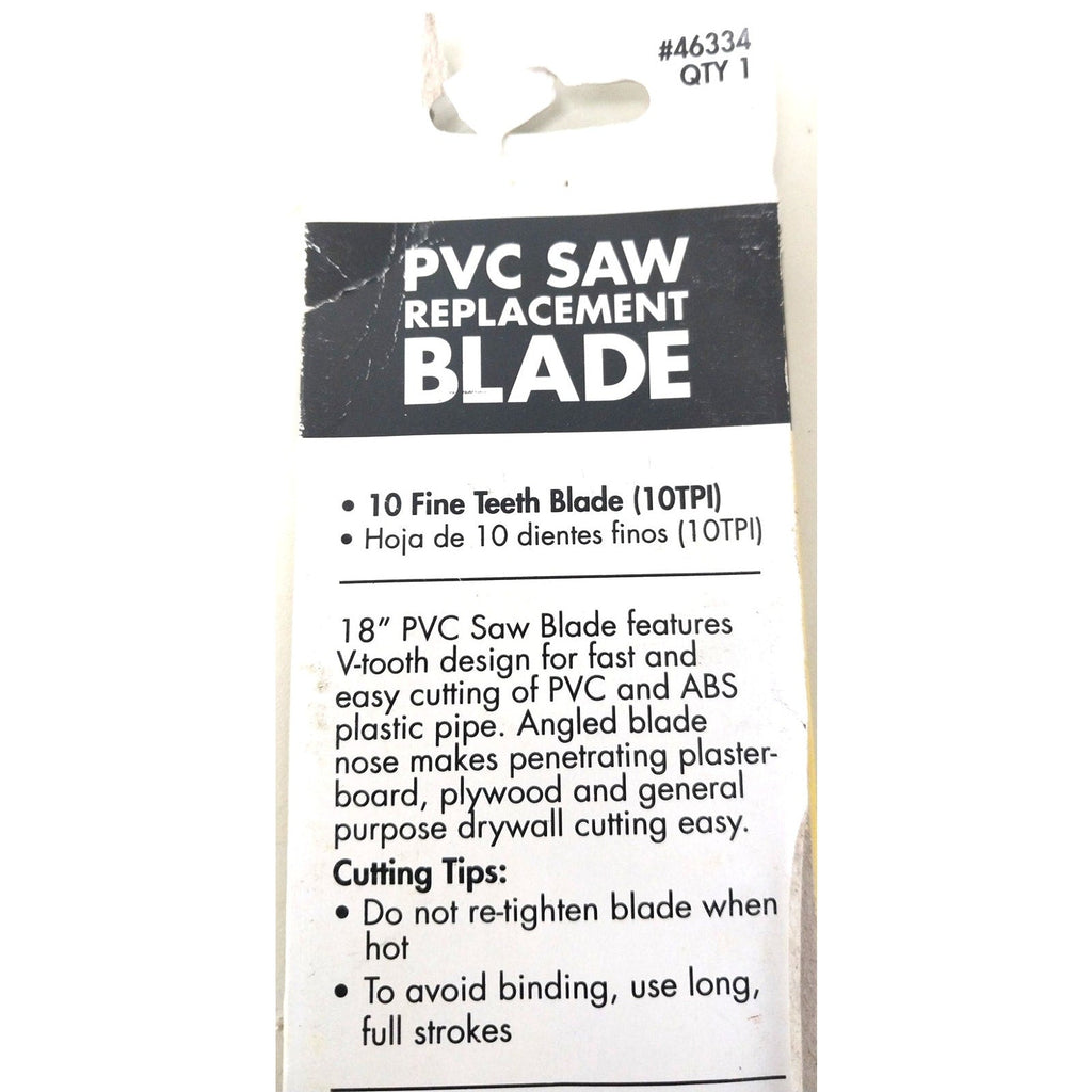 2 New King Innovation 18" 46334 PVC ABS Plastic Pipe Saw Replacement Blades