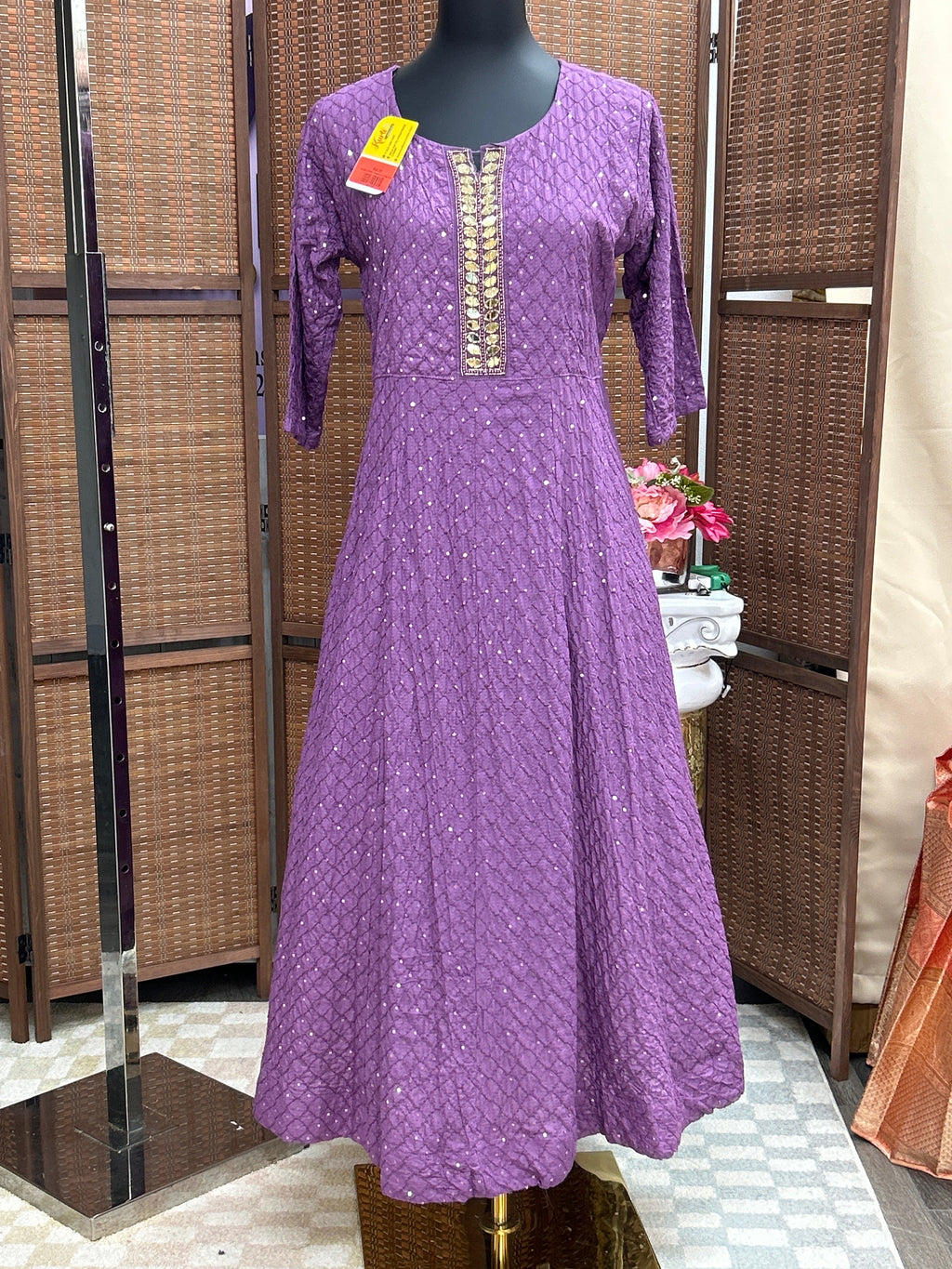 Sequin work long Kurti