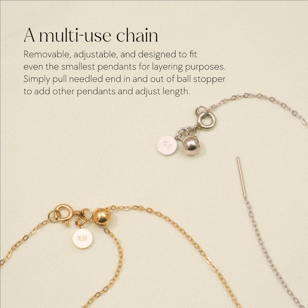Treasure - Memorial Necklace for Human Ashes - Rose Gold