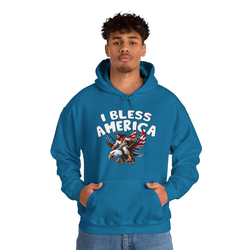 I Bless America Hooded Sweatshirt