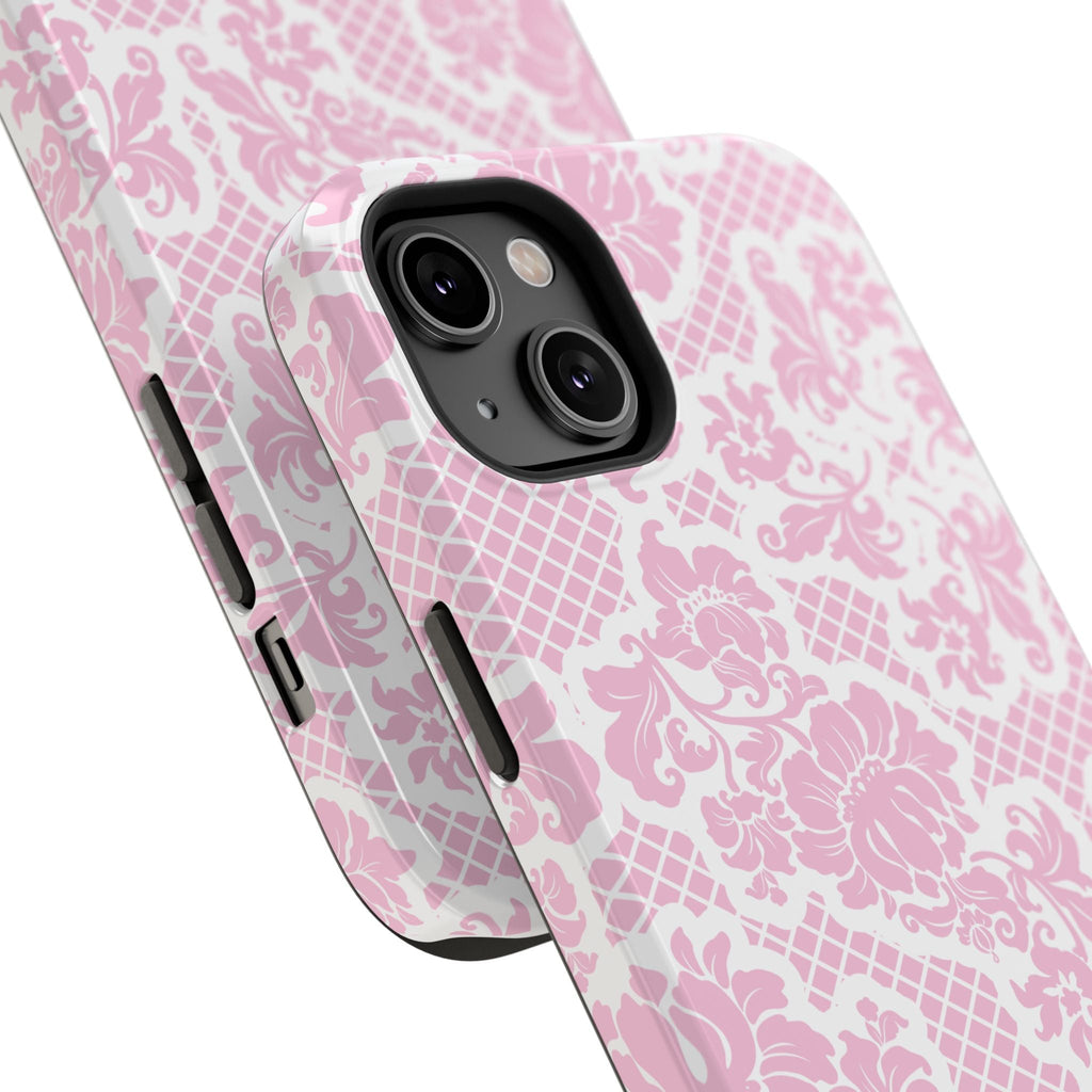 Customizable: Pink Lace Inspired Elegantly Chic Impact-Resistant Case