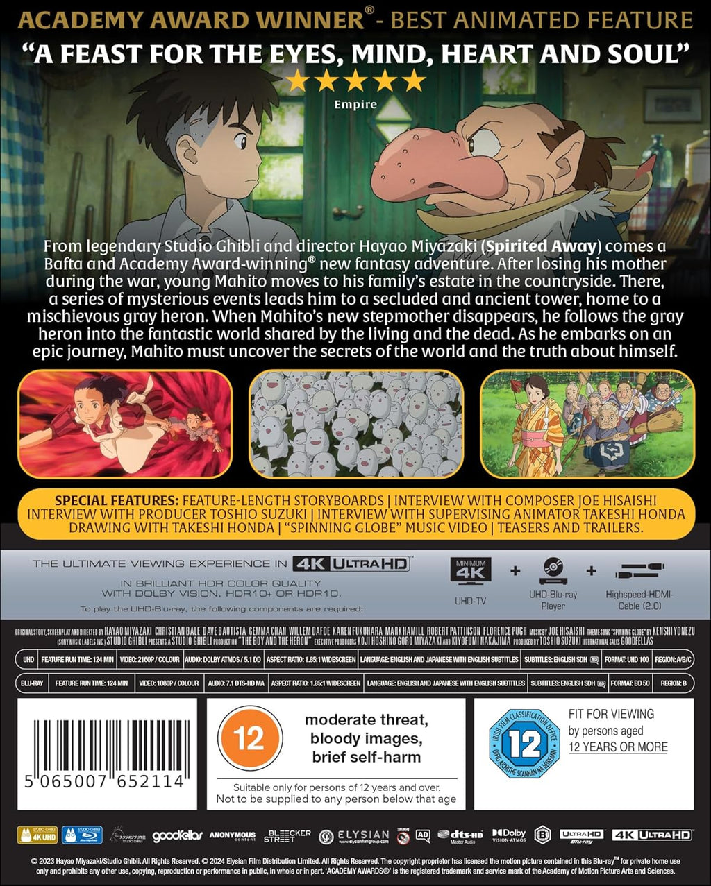 The Boy and The Heron [4K UHD + Blu-ray]