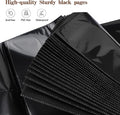 potricher Photo Album 4x6 600 Photos Leather Cover Large Capacity Picture Albums with 600 Horizontal and Vertical Pockets for Family Wedding Anniversary and Baby (Black)