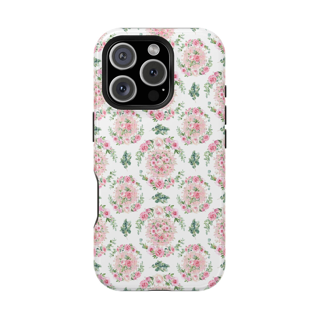 Customizable: Floral Impact-Resistant Phone Case