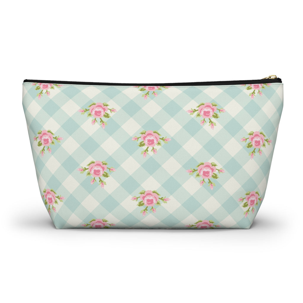 Customizable: Charming Floral Accessory Pouch | Perfect for Makeup, Travel, Gifts, Home Organization, Cute Storage