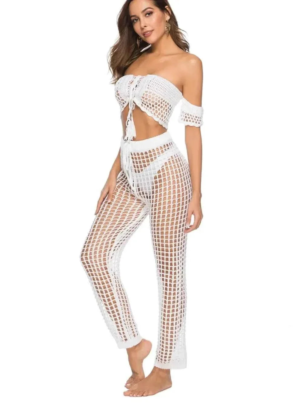 Stylish Cutout High Waist : Swim Pants
