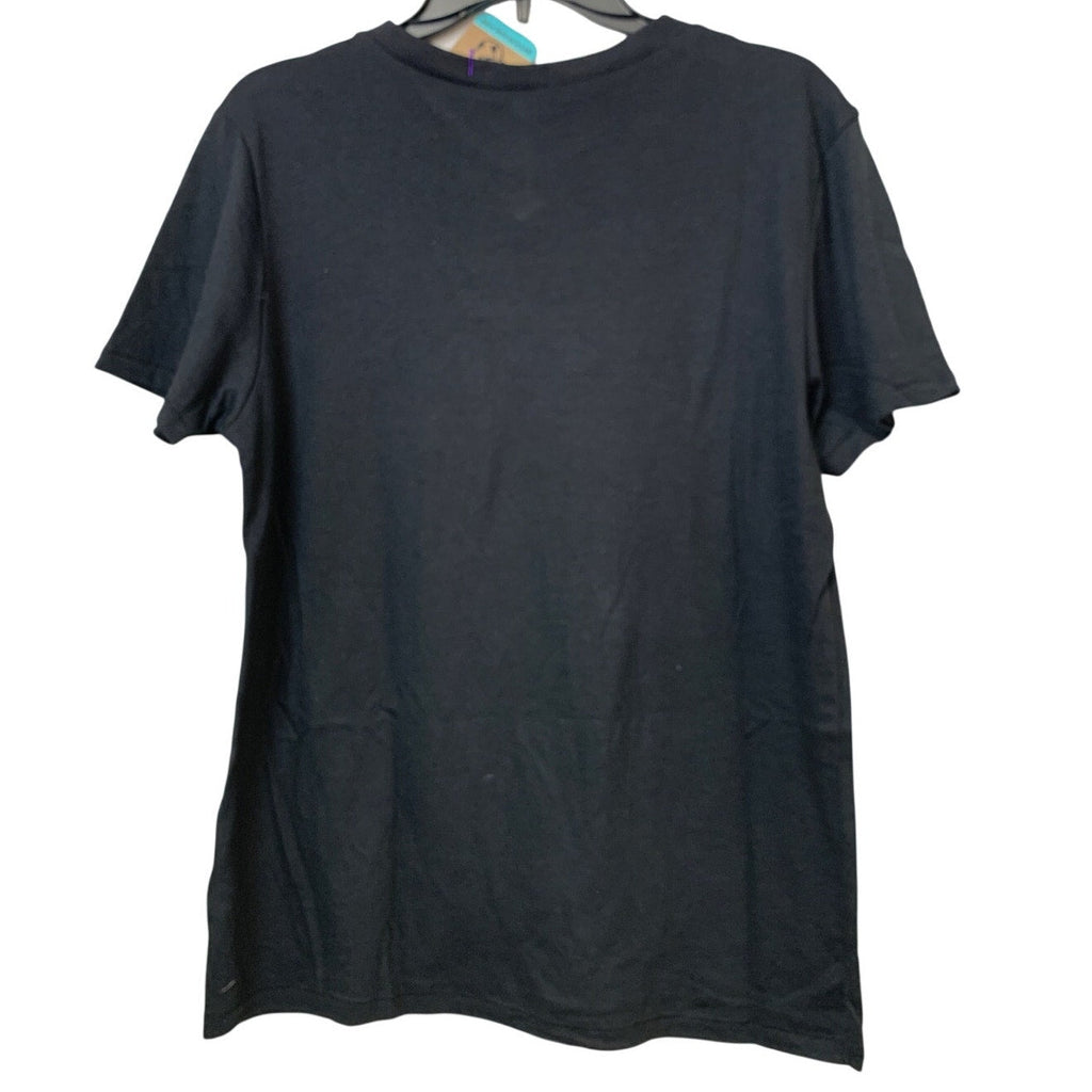 New Upcycled Hhand Printed Womens Small Saving the Planet Is My Superpower Tee