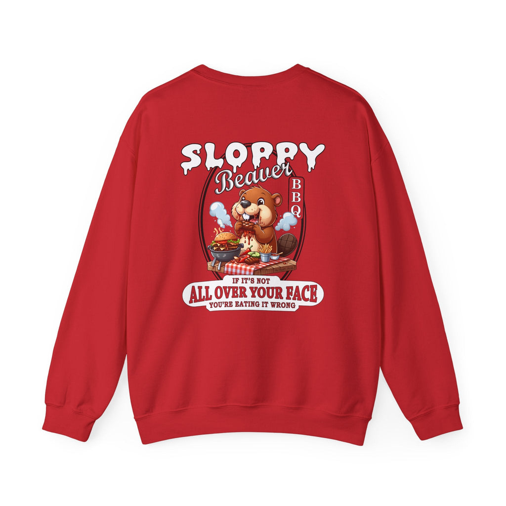 Sloppy Beaver BBQ Back Crewneck Sweatshirt