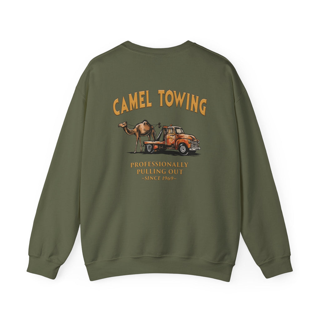 Camel Towing Back Crewneck Sweatshirt