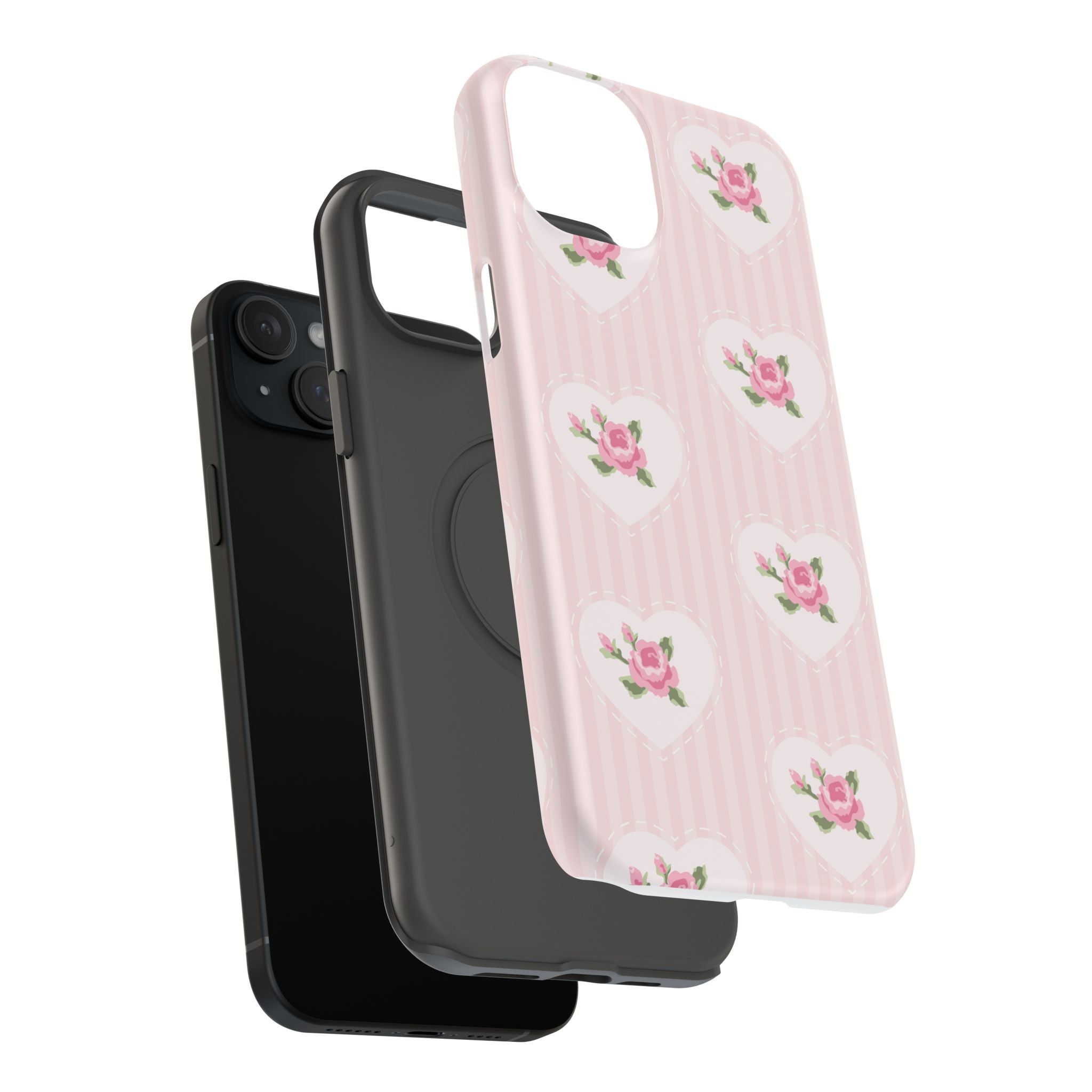 Customizable: Floral Heart Phone Case