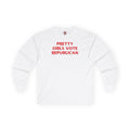 Pretty Girls Vote Republican Long Sleeve Tee