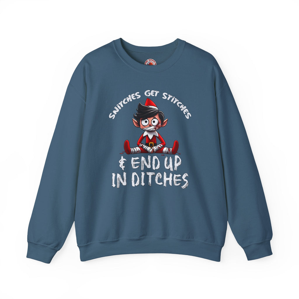 Snitches Get Stitches Crewneck Sweatshirt