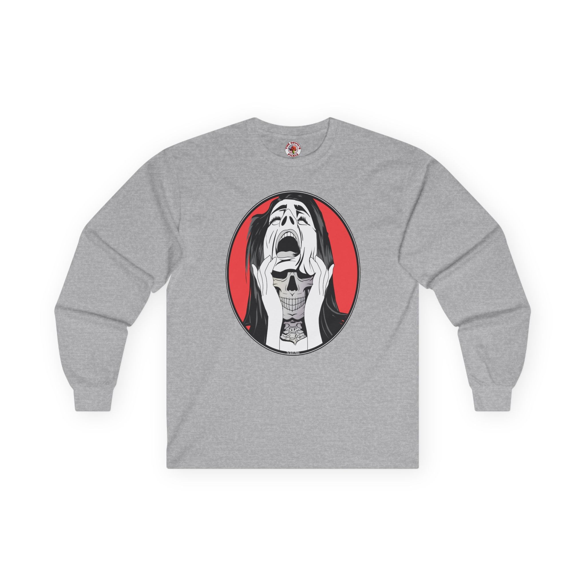 Skull Woman Long Sleeve Tee