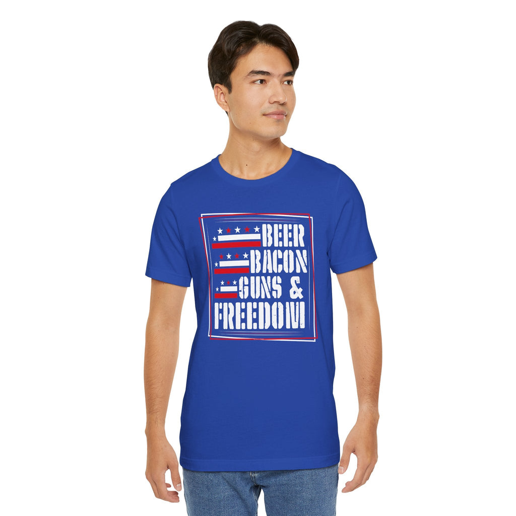 Beer Bacon Guns and Freedom T-Shirt