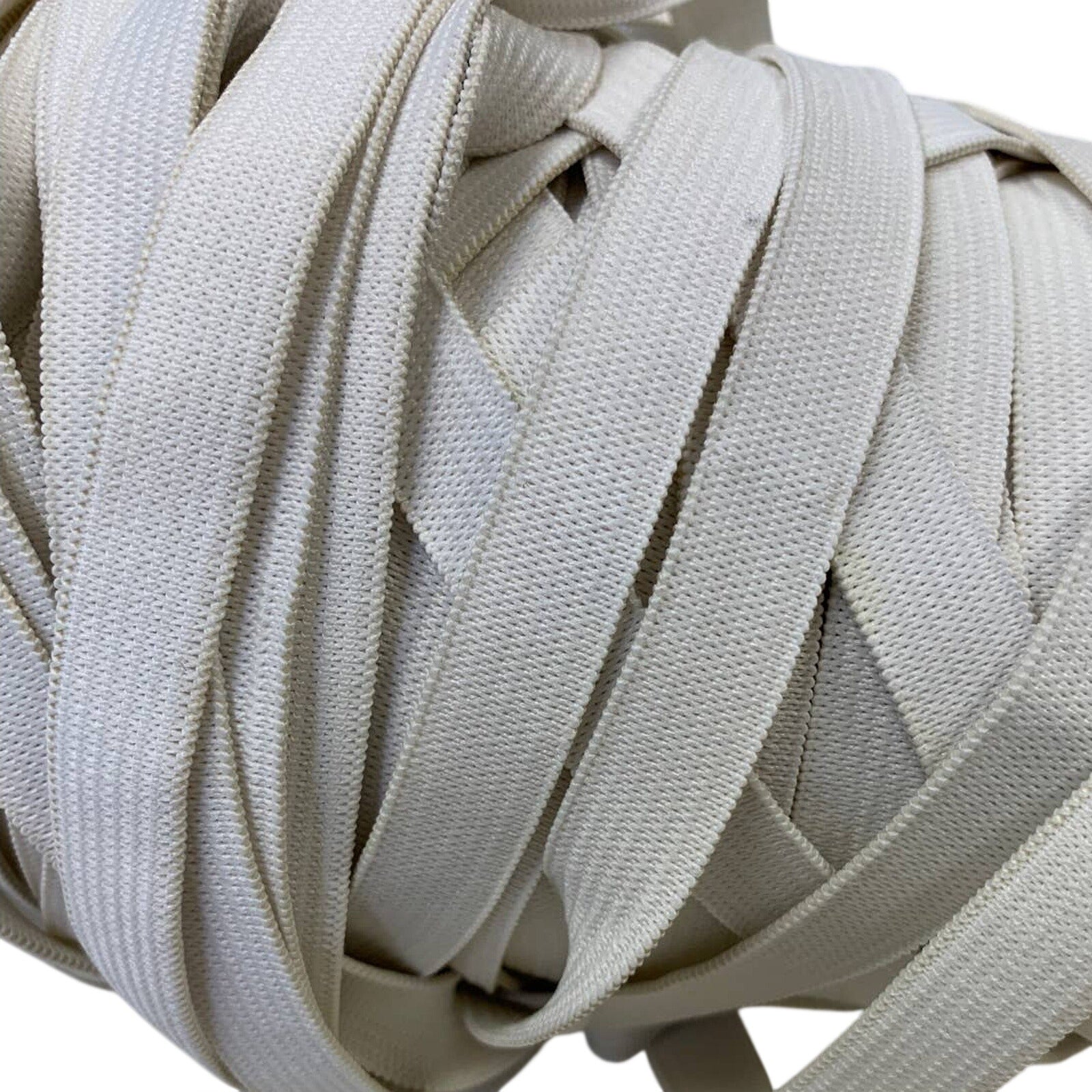 6 Yards Vintage Woven 1/2" Elastic Remnant Craft Sewing Clothing Supply