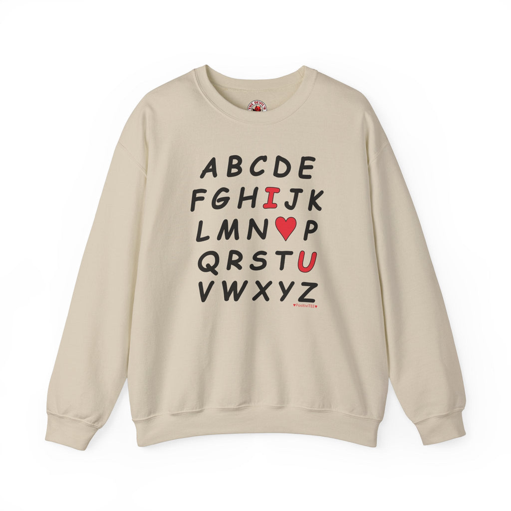 ABC I Love You Crewneck Sweatshirt