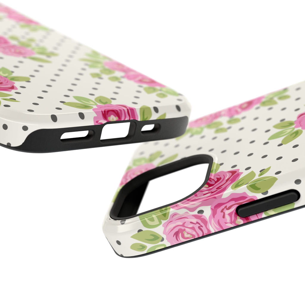 Customizable: Floral Polka Dot Phone Case