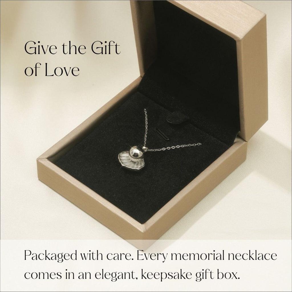 Treasure - Cremation Necklace for Dog & Pet Ashes - Silver