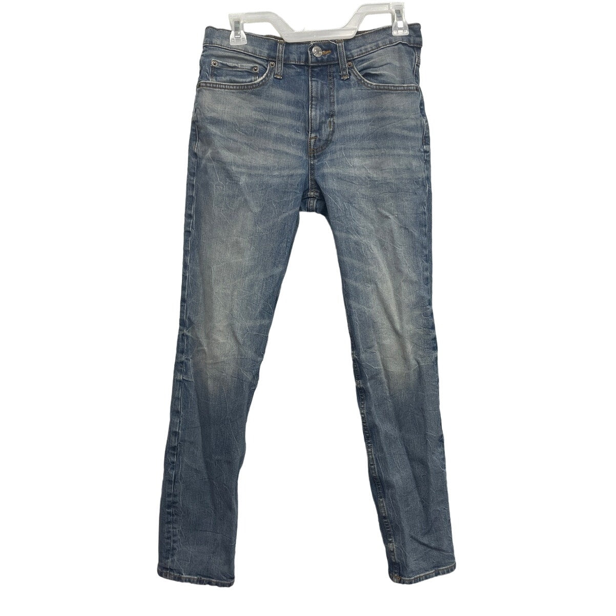 Good Fellow & Co Mens 29X30 Factory Whiskered & Faded Denim Skinny Jeans