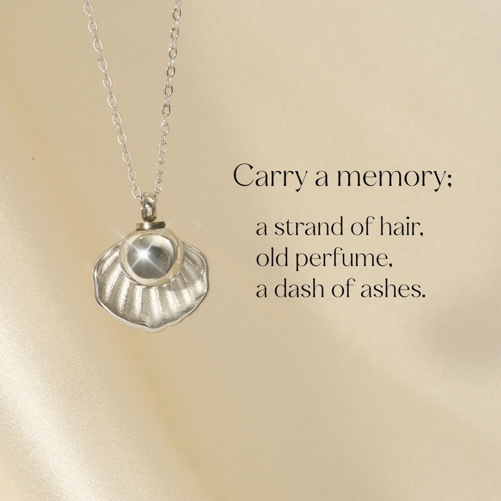 Treasure - Memorial Necklace for Human Ashes - Silver