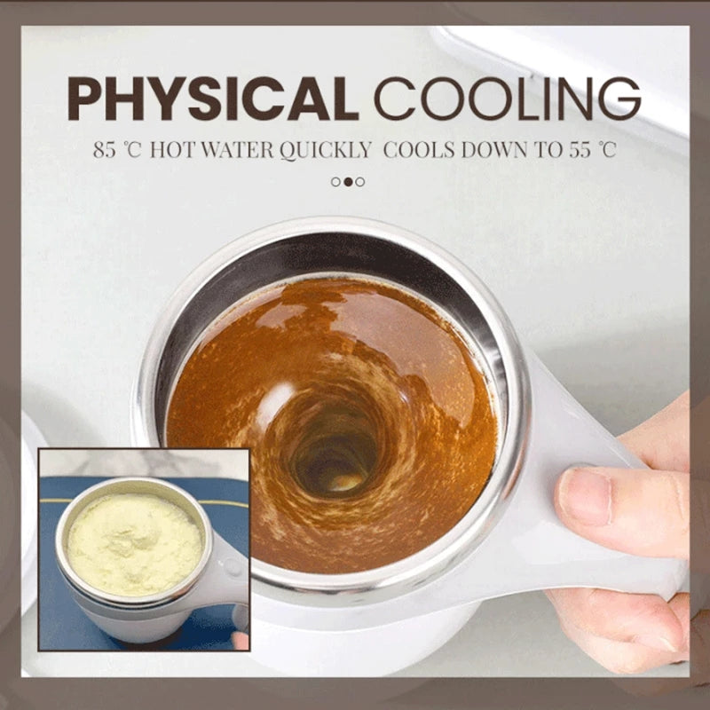 Automatic Self Stirring Coffee Mug – Rechargeable Electric Mixing Cup