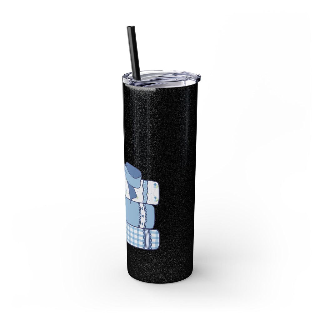 Customizable: Girly Book Club Skinny Tumbler with Straw, 20oz | Perfect for Events, Gifts, Coffee, and Summer Drinks