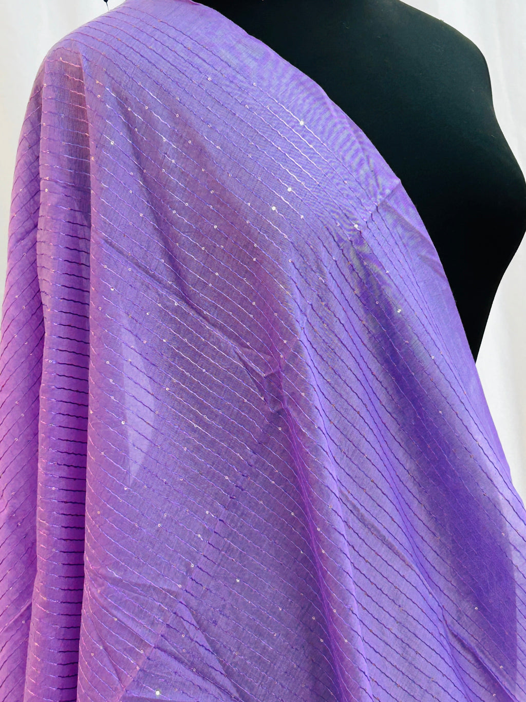 Light purple dupatta