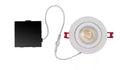 Commercial Electric Ultra Spot Integrated LED 4 in Round Adj Color Temp Canless Recessed Light for Kitchen Bath Living rooms, White