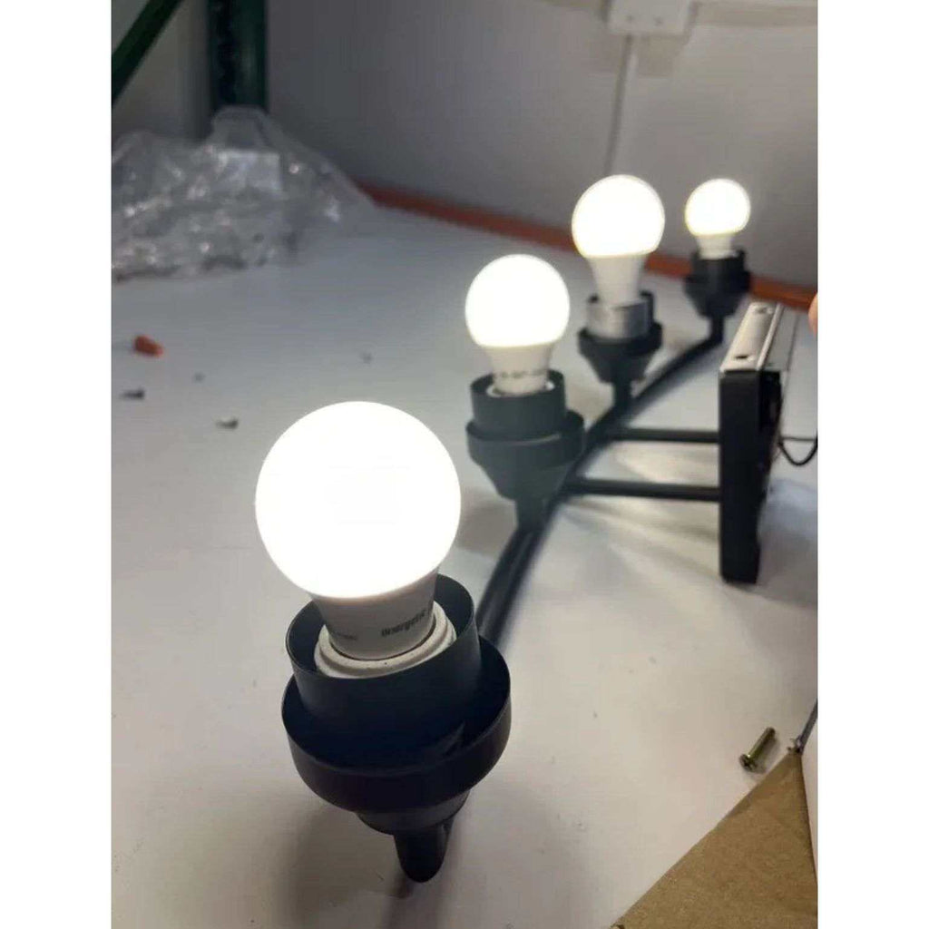 Style Selections 26.75-in 4-Light Black Transitional Vanity Light