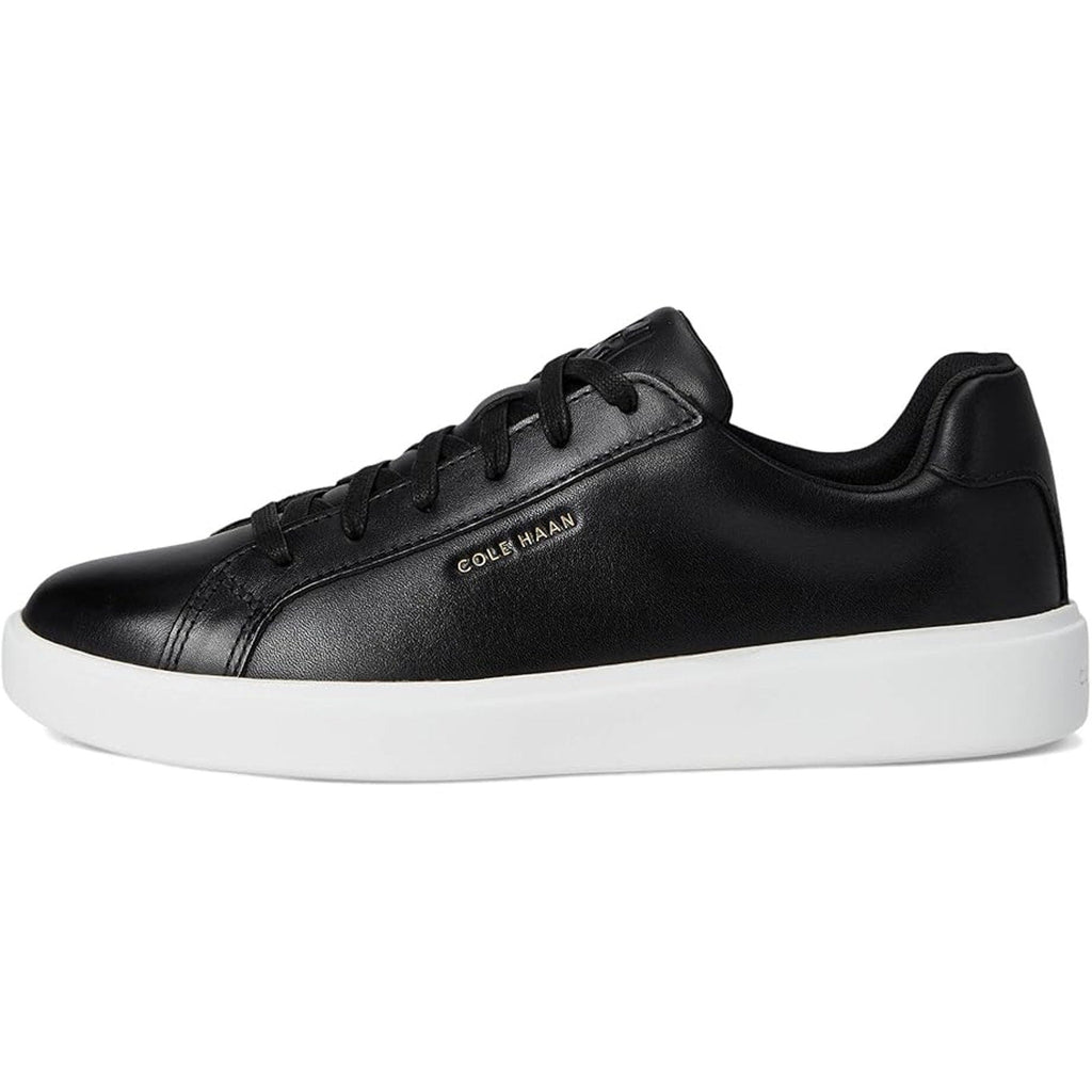 New Cole Haan Womens Size 8.5 Black Leather Lace Up Grand Court Daily Shoes