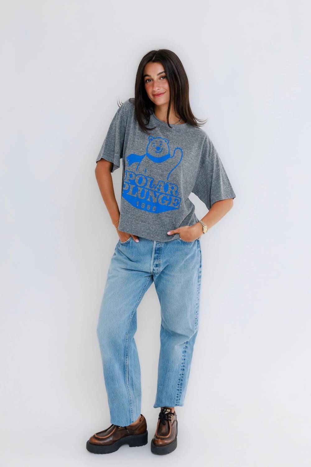 Polar Plunge Boyfriend Short Sleeve Tee