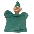 Vintage 1960s Green Plastic Nightime Dream Mr Sandman Rubber Head Hand Puppet