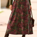 Floral High Waist A-Line Skirt Effortless Style