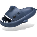 Iminpin Mens Size 7.5 Blue Shark Slide On Open Toe Cloud Slippers Mule Shoes