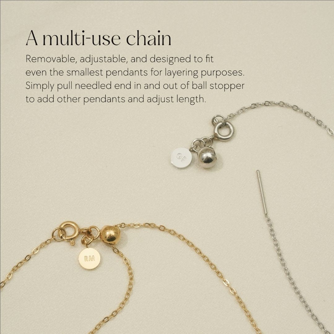 Treasure - Memorial Necklace for Human Ashes - Silver