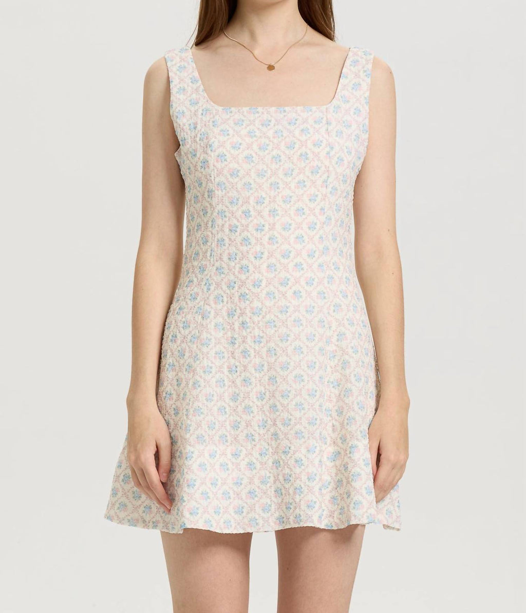 Floral Print Mini Dress