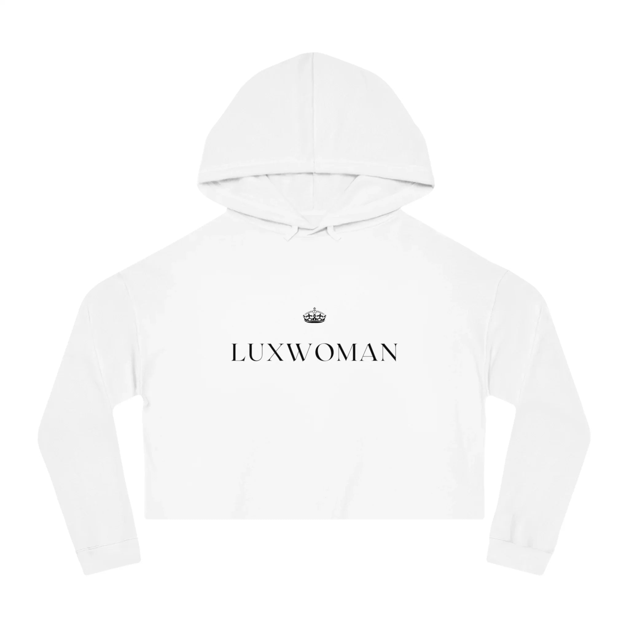 LUX Cropped Hooded Sweatshirt