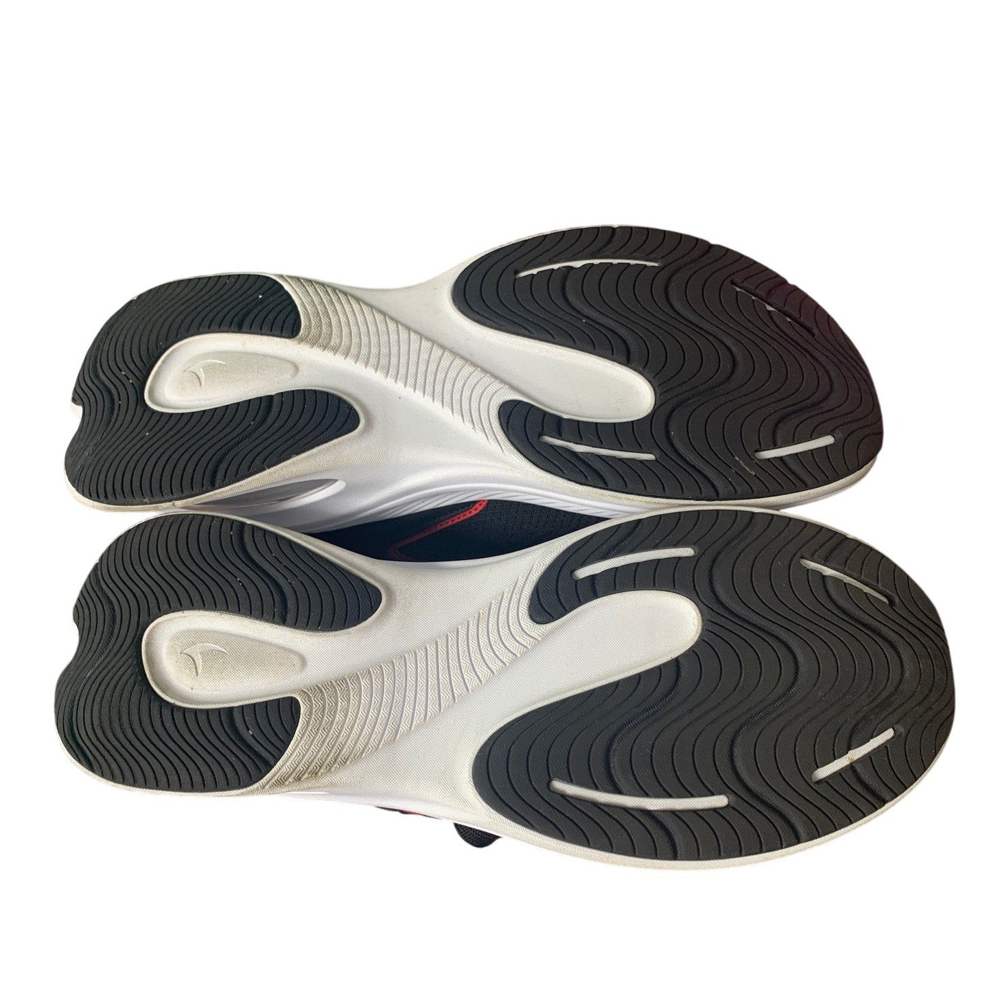 AOV Beasur Mens 10 Black Red Walking Athletic Plantar Fasciitis Relief Shoes