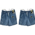2 New Cat & Jack Kids Small (6/7) 100% Cotton Denim Jean Pull On Elastic Shorts
